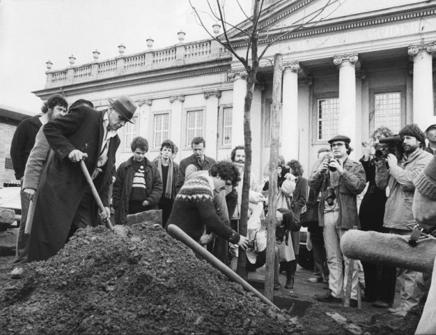 Joseph Beuys digging