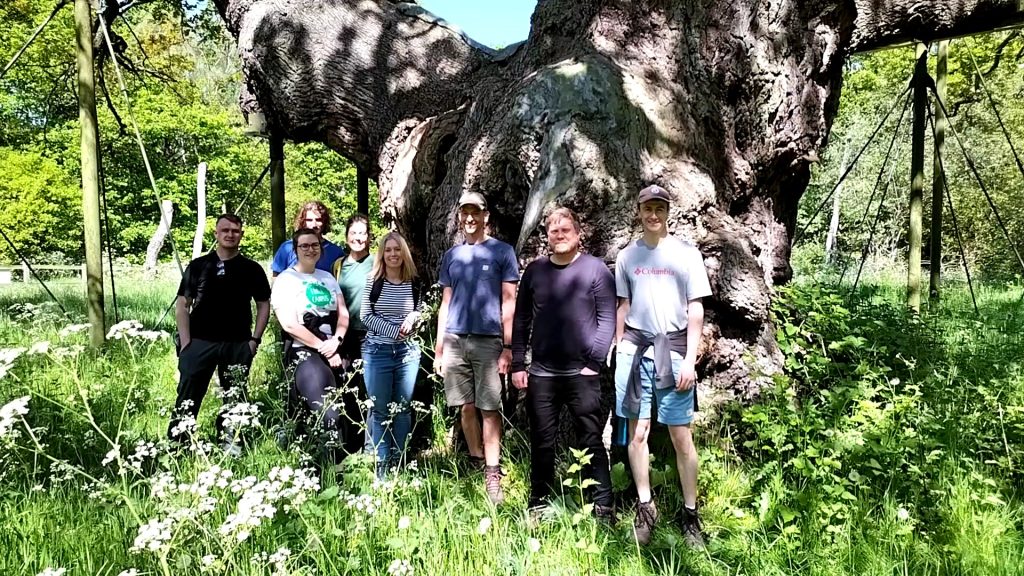 AWA team pic under a tree